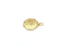 Heart 14k Solid Gold Diamond Pendants