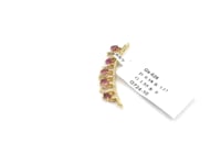 14k Solid Gold Diamond Pendants.