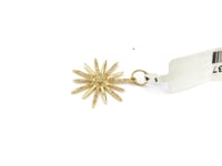Star 14k Solid Gold Diamond Pendants