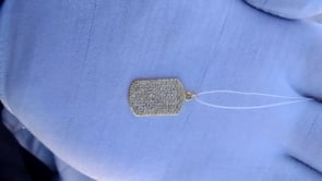 Rectangle 14k Solid Gold Diamond Pendants