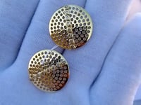 14k Solid Gold Diamond Stud Earring