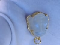 Buddha 14k Solid Gold Diamond Pendants