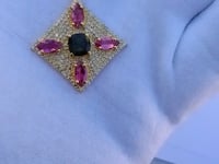 14k Solid Gold Diamond Pendants