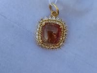 14k Solid Gold Diamond Pendants