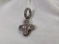 Silver Pave Diamond Pendant