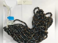 Pietersite Faceted Roundel Beads