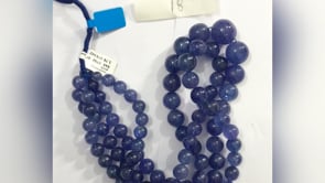 Tanzanite Smooth Round Beads