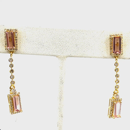 14k Solid Gold Diamond Earring. Genuine handmade pave diamond Earring. 14k Solid Gold Diamond Earring..