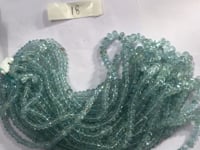 Aquamarine Smooth Roundel Beads, Natural Aquaranire