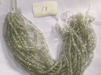 Moonstone Ceylon Faceted Roundel Beads