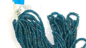Apatite Beads Faceted Heshi, Faceted Donut, Faceted Tyre