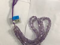 Amethyst Faceted Tube Beads