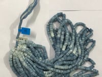 Blue Opal Beads Faceted Heshi, Faceted Donut, Faceted Tyre