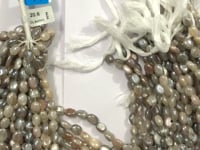 Mystic Moonstone Gemstone Beads Smooth Oval