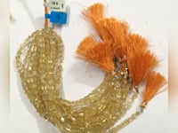 Citrine Faceted Nuggets Beads, Natural Citrine