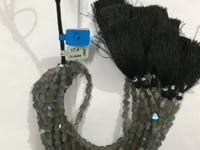Labradorite Faceted Nuggets Beads, Natural Labradorite