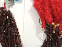 Garnet Faceted Nuggets Beads, Natural Garnet