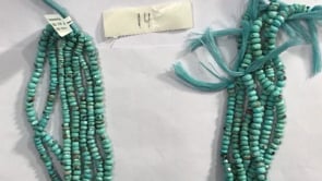 Turquoise Faceted Roundel Beads