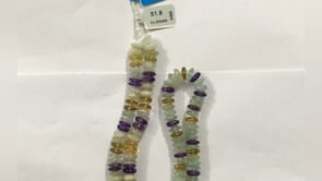 Multi Gemstone Smooth Roundel Beads