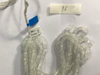 Topaz, White Topaz Faceted Tyre Beads