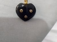 14k Solid Gold Diamond Pendants