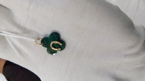 Horse Shoe 14k Solid Gold Diamond Pendants