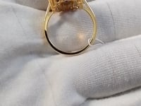 Tanzanite 14k Solid Gold Diamond Rings