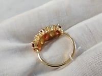 Tourmaline 14k Solid Gold Diamond Rings