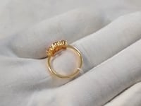 Tourmaline 14k Solid Gold Diamond Rings