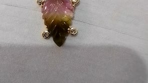 14k Solid Gold Diamond Pendants