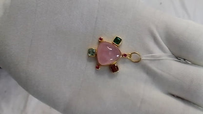 14k Solid Gold Diamond Pendants
