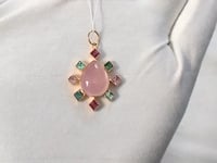 14k Solid Gold Diamond Pendants