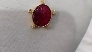 14k Solid Gold Diamond Pendants