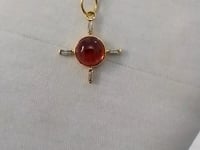 14k Solid Gold Diamond Pendants