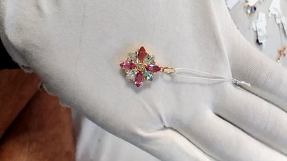 14k Solid Gold Diamond Pendants