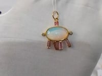 14k Solid Gold Diamond Pendants