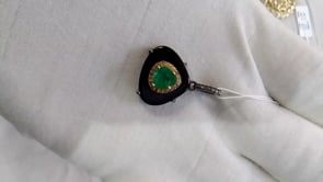 92.5 Silver Pave Diamond Pendant