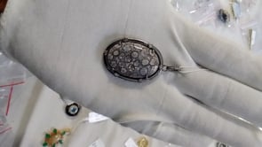 92.5 Silver Pave Diamond Pendant