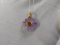 Square Stone Pave Diamond Pendant