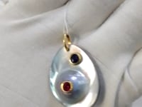 Pearl Pave Diamond Pendant
