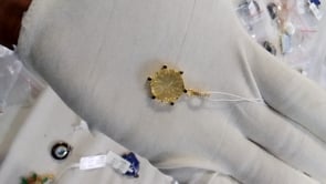 Round Pave Diamond Pendant