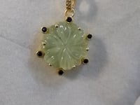 Round Pave Diamond Pendant