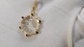 Crystal Pave Diamond Pendant