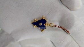Heart Shape 14k Solid Gold Diamond Pendant