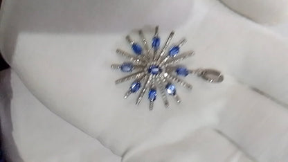 Star Pave Diamond Pendant