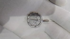 Dragonfly Silver Pave Diamond Pendant