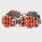 Coral and Diamond Bracelet