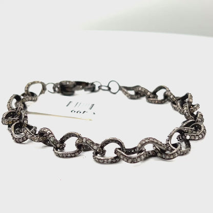Diamond Link Chain Bracelets