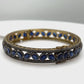 Blue Sapphire Diamond Bangle