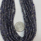 Iolite Natural Faceted Roundelle 3-4mm